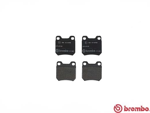A.B.S. P 71 008 BREMBO Bremsbelagsatz, Scheibenbremse